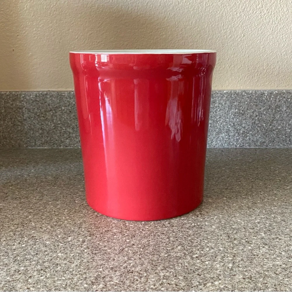 Stoneware Crock - Kitchen Utensil Holder - Picture 3 of 5